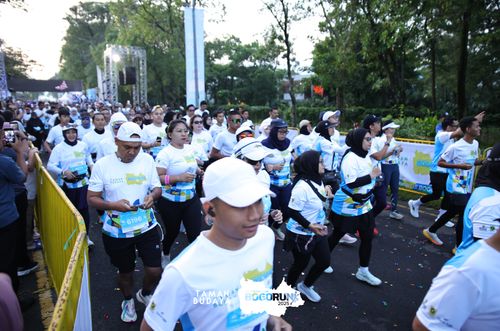 Race photo from Taman Budaya x BOGORUN 2025