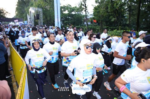 Race photo from Taman Budaya x BOGORUN 2025