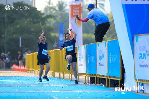 Race photo from Nu Skin Run 10K