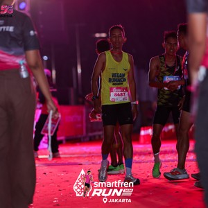 Race photo from SMARTFREN RUN 2026
