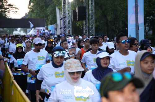 Race photo from Taman Budaya x BOGORUN 2025