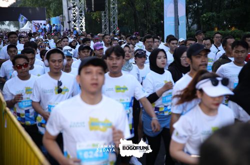 Race photo from Taman Budaya x BOGORUN 2025