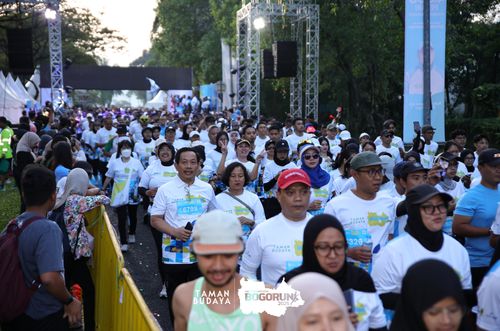 Race photo from Taman Budaya x BOGORUN 2025