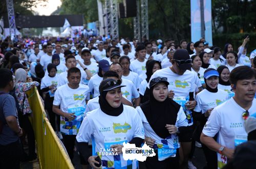 Race photo from Taman Budaya x BOGORUN 2025