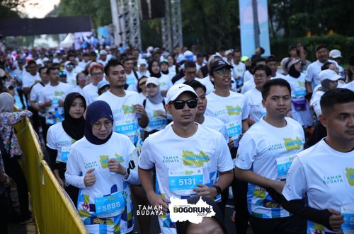 Race photo from Taman Budaya x BOGORUN 2025