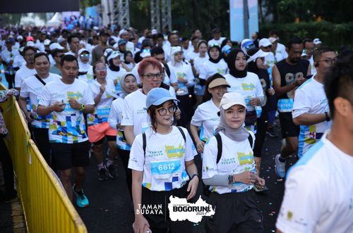 Race photo from Taman Budaya x BOGORUN 2025