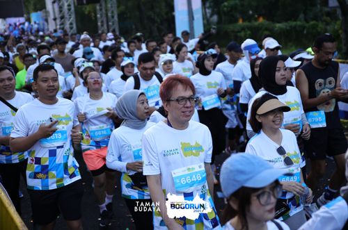 Race photo from Taman Budaya x BOGORUN 2025