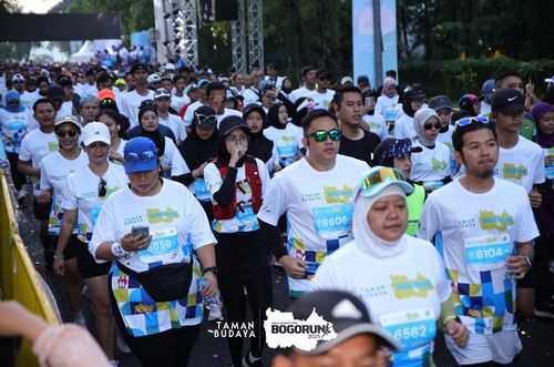 Race photo from Taman Budaya x BOGORUN 2025