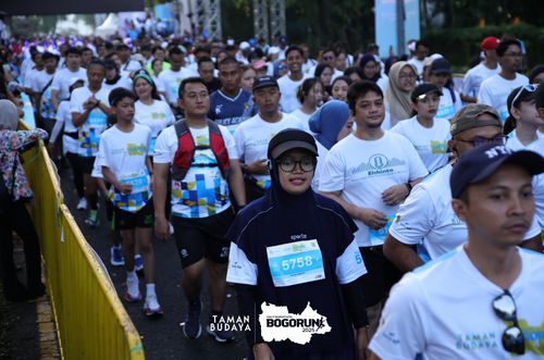 Race photo from Taman Budaya x BOGORUN 2025