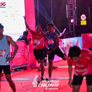 Race photo from SMARTFREN RUN 2026