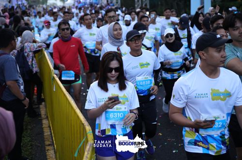 Race photo from Taman Budaya x BOGORUN 2025