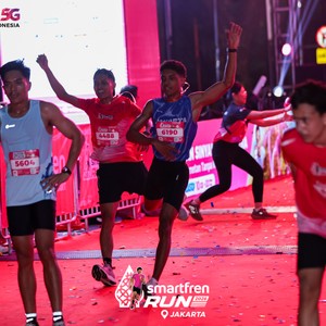 Race photo from SMARTFREN RUN 2026