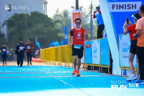 Race photo from Nu Skin Run 10K