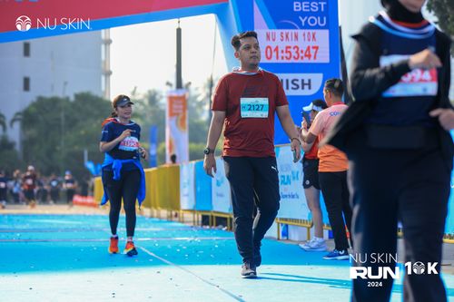 Race photo from Nu Skin Run 10K