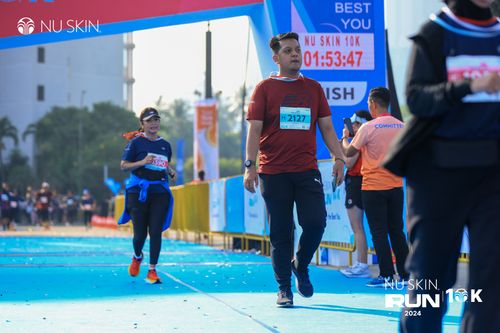 Race photo from Nu Skin Run 10K