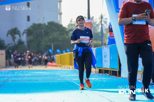 Race photo from Nu Skin Run 10K