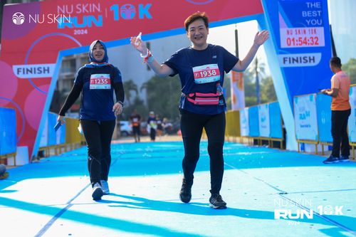 Race photo from Nu Skin Run 10K