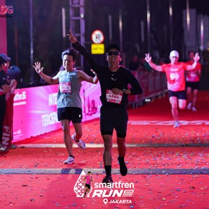 Race photo from SMARTFREN RUN 2026