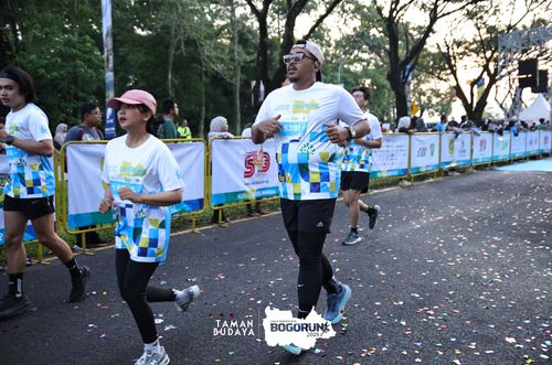 Race photo from Taman Budaya x BOGORUN 2025