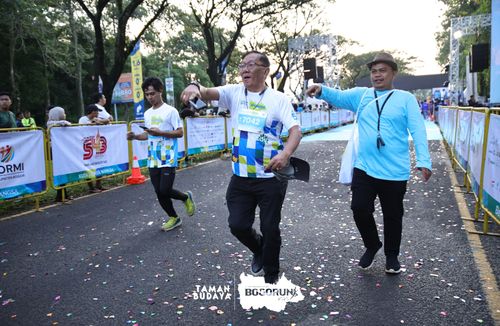 Race photo from Taman Budaya x BOGORUN 2025