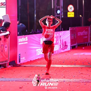 Race photo from SMARTFREN RUN 2026