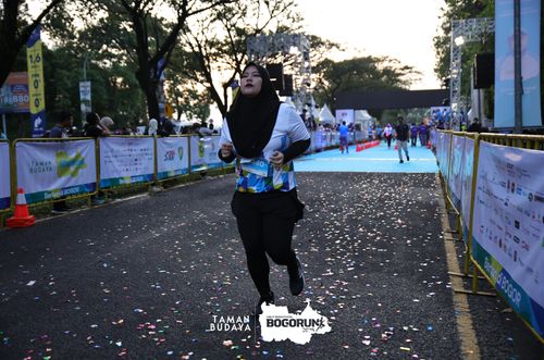 Race photo from Taman Budaya x BOGORUN 2025
