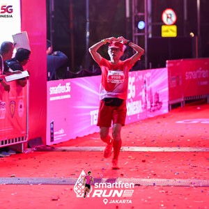 Race photo from SMARTFREN RUN 2026