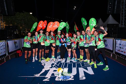 Race photo from PIK NITE RUN 2025