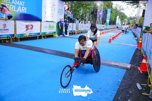 Race photo from Taman Budaya x BOGORUN 2025