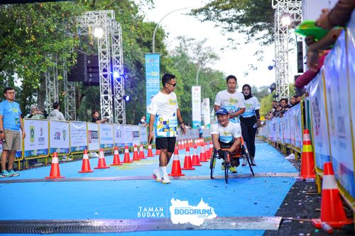 Race photo from Taman Budaya x BOGORUN 2025