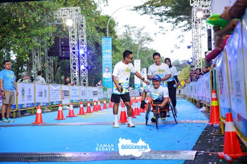 Race photo from Taman Budaya x BOGORUN 2025