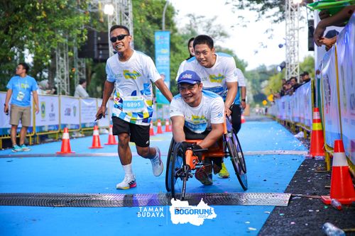 Race photo from Taman Budaya x BOGORUN 2025
