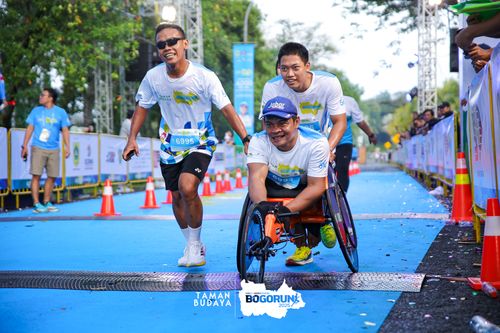 Race photo from Taman Budaya x BOGORUN 2025