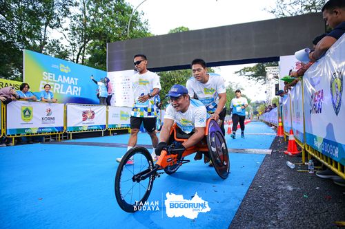 Race photo from Taman Budaya x BOGORUN 2025