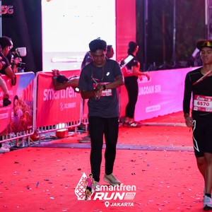 Race photo from SMARTFREN RUN 2026