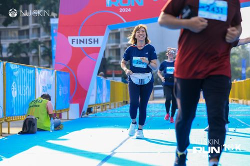Race photo from Nu Skin Run 10K