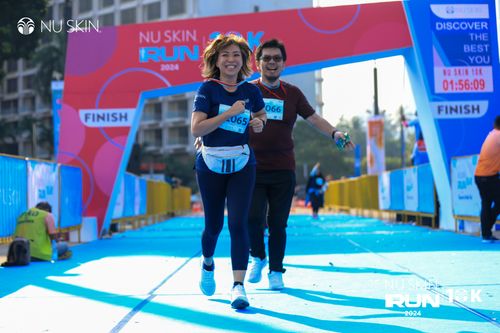 Race photo from Nu Skin Run 10K