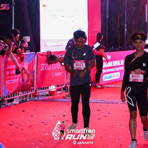 Race photo from SMARTFREN RUN 2026