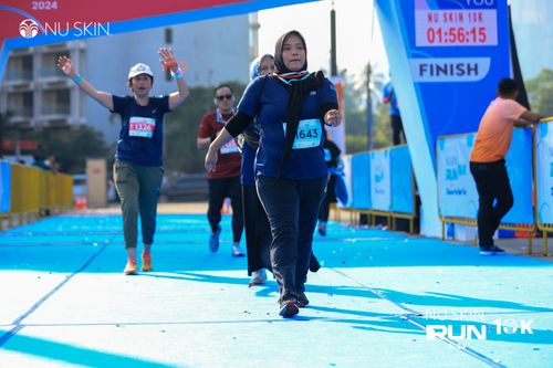 Race photo from Nu Skin Run 10K