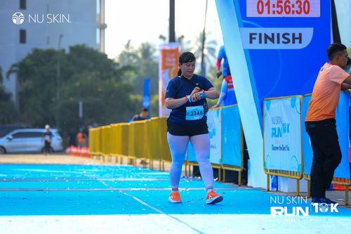 Race photo from Nu Skin Run 10K