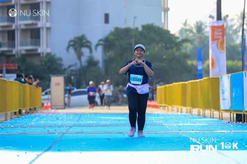 Race photo from Nu Skin Run 10K