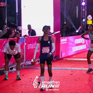Race photo from SMARTFREN RUN 2026