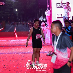 Race photo from SMARTFREN RUN 2026