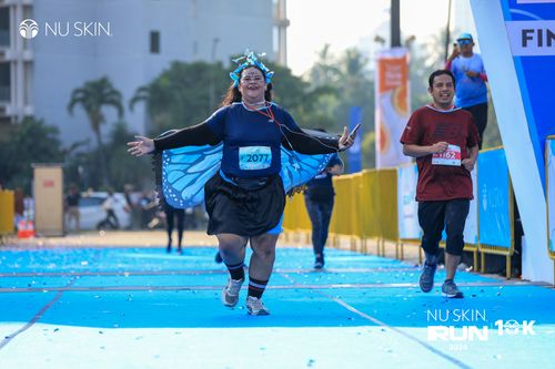 Race photo from Nu Skin Run 10K