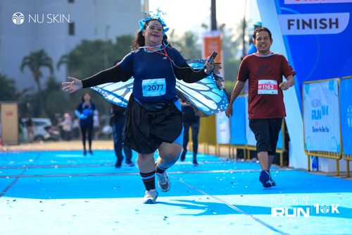 Race photo from Nu Skin Run 10K