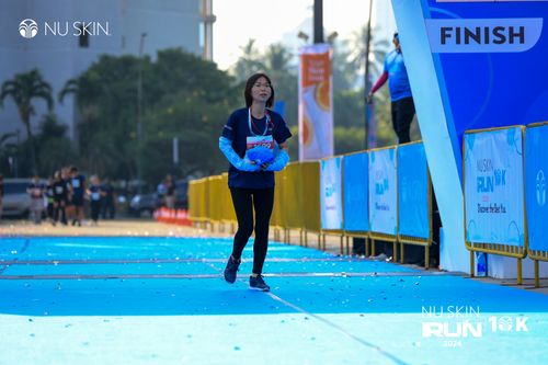 Race photo from Nu Skin Run 10K