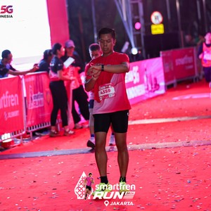 Race photo from SMARTFREN RUN 2026