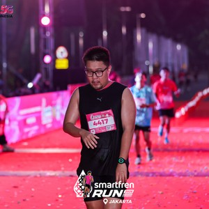 Race photo from SMARTFREN RUN 2026