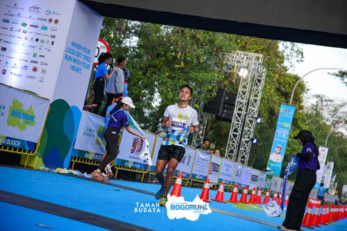Race photo from Taman Budaya x BOGORUN 2025