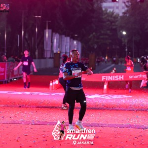 Race photo from SMARTFREN RUN 2026